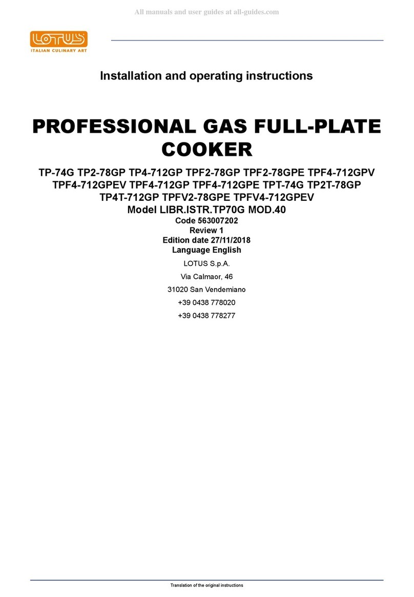 Lotus LIBR.ISTR.TP70G User manual