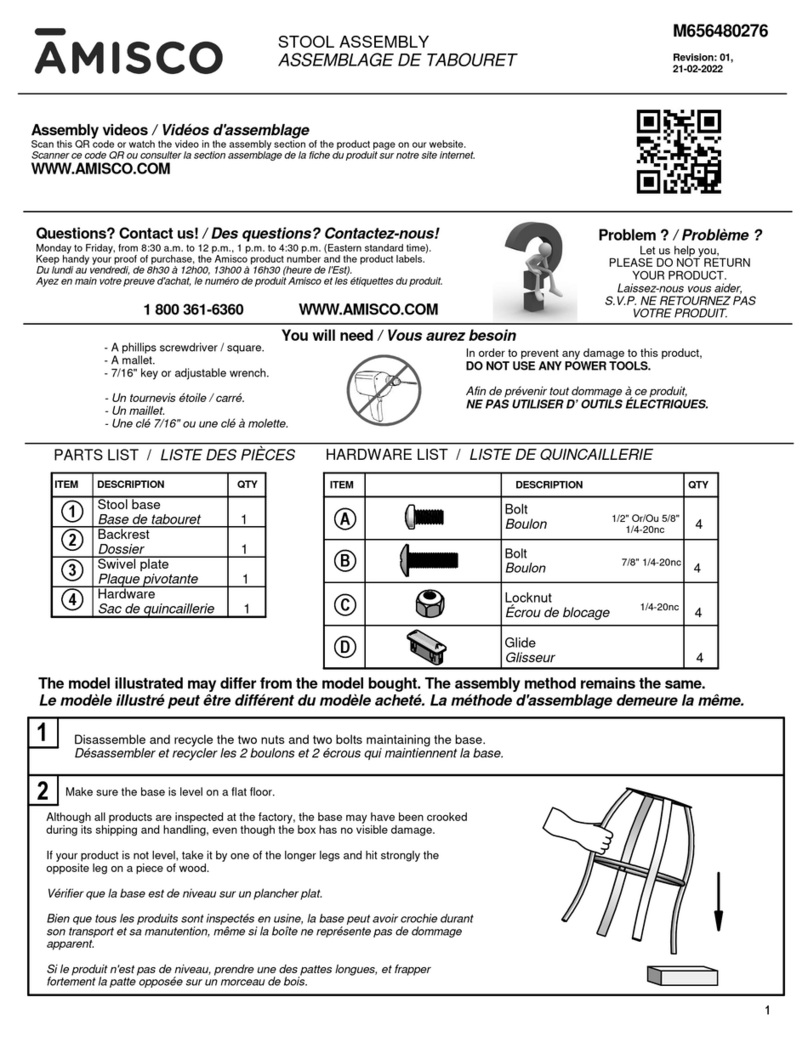 Amisco Skyla 44434-26WE/1B25JKF4 User manual