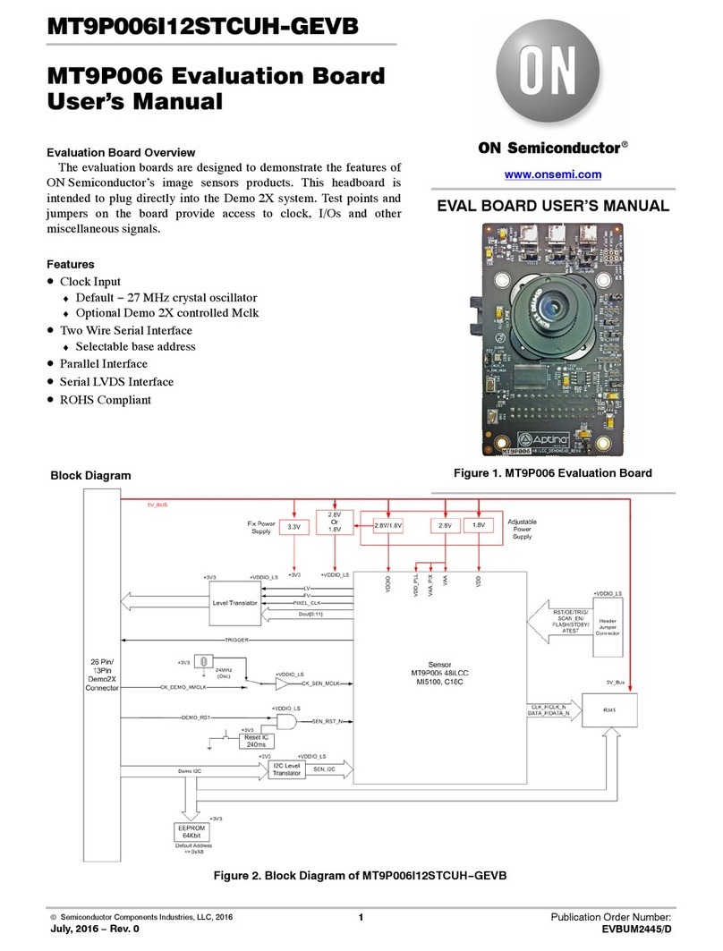 ON Semiconductor MT9P006I12STCUH-GEVB user manual