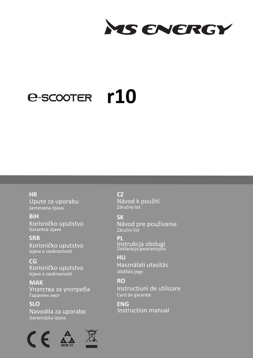 MS ENERGY R-10 instruction manual