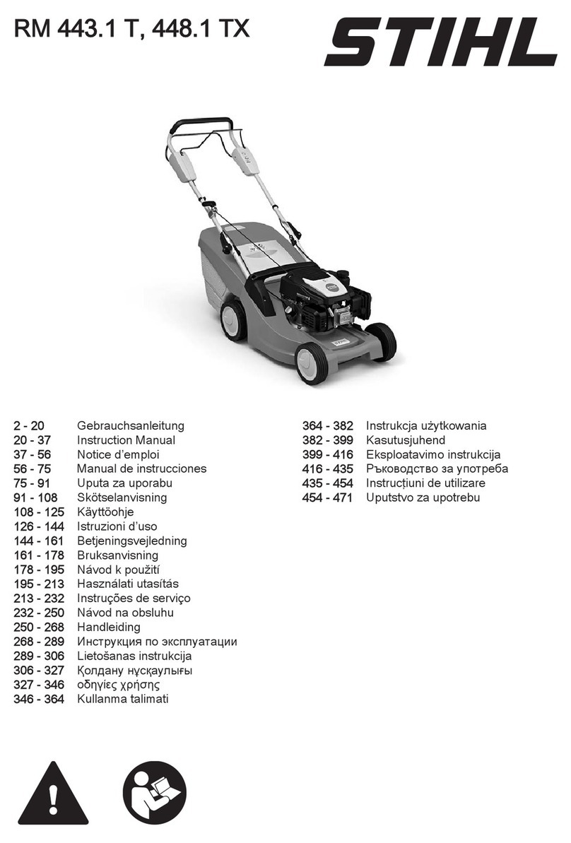 Stihl RM 443.1 T User manual