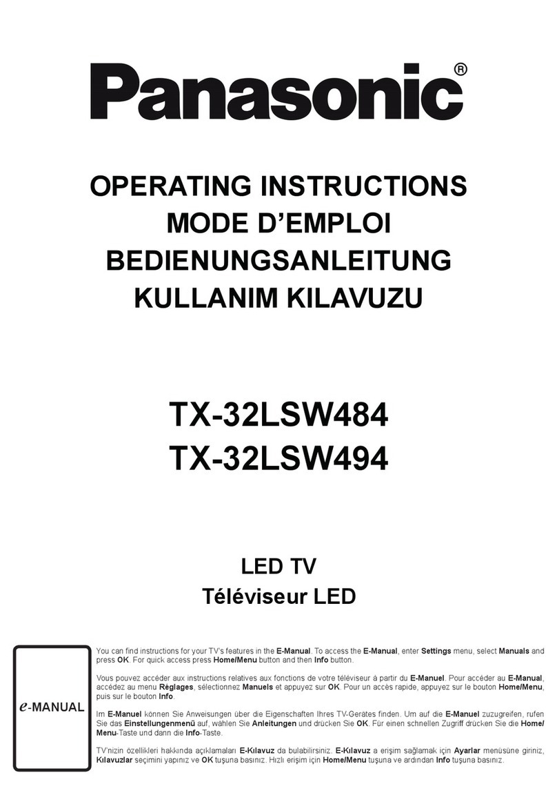 Panasonic TX-32LSW484 User manual