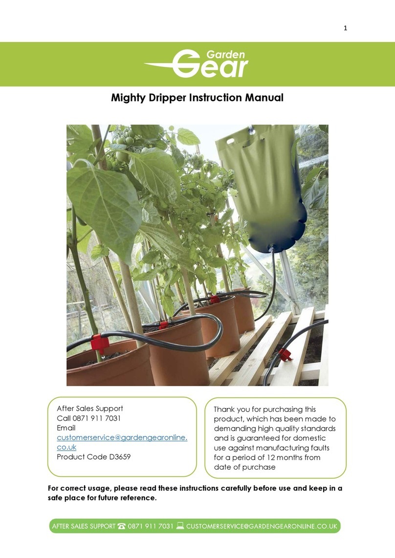 Garden Gear Mighty Dripper instruction manual