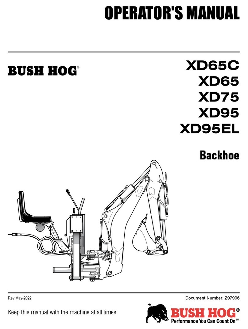 Bush Hog XD65 User manual