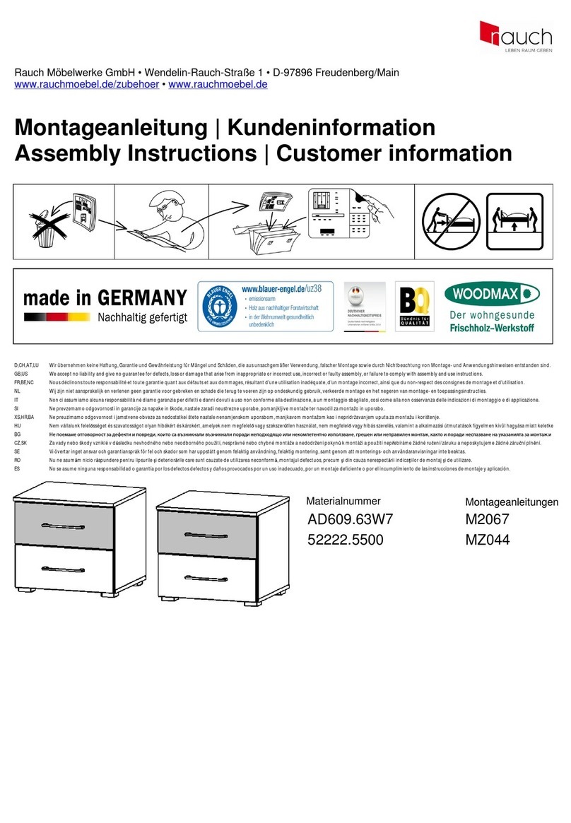 Rauch M2067 Assembly instructions