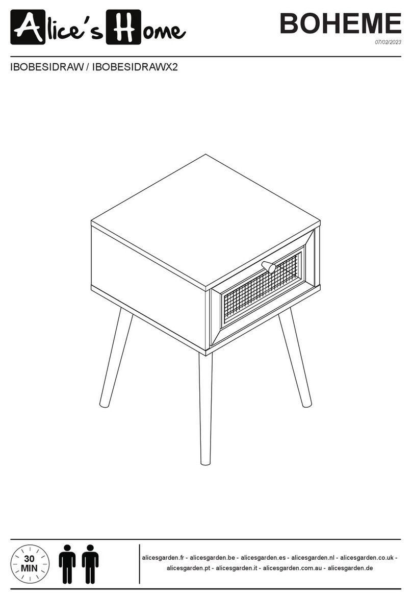 Alice's Home BOHEME IBOBESIDRAWX2 User manual