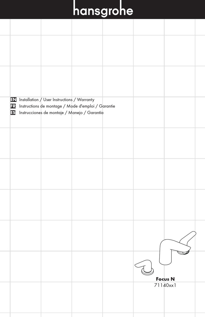 Hans Grohe Focus N 71140821 Instruction Manual Hans Grohe Focus N 71140821 Instruction Manual