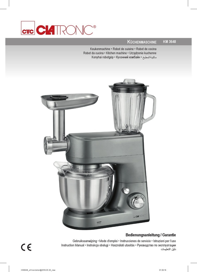 Clatronic KM 3648 User manual