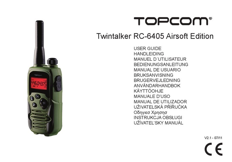 Topcom RC-6405 Airsoft Edition User manual