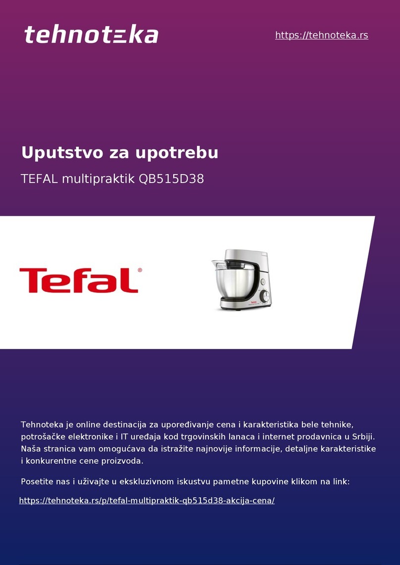 TEFAL QB515D38 User manual
