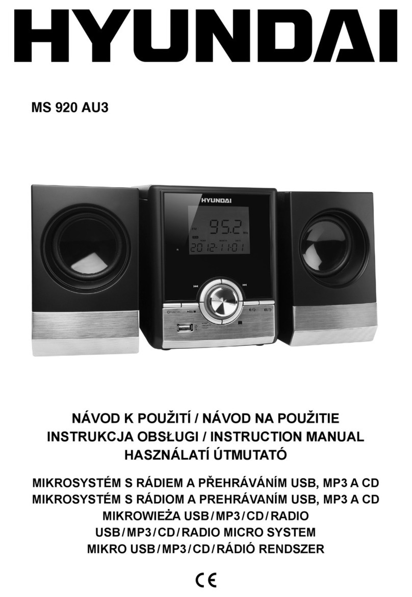 Hyundai MS 920 Au3 User manual
