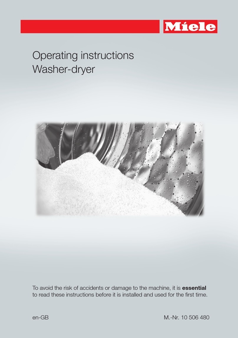 Miele WTZH130 WPM PowerWash 2.0 User manual Miele WTZH130 WPM PowerWash 2.0 User manual
