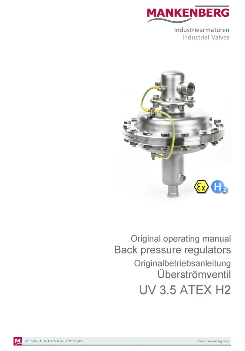 Mankenberg UV 3.5 ATEX H2 Installation instructions