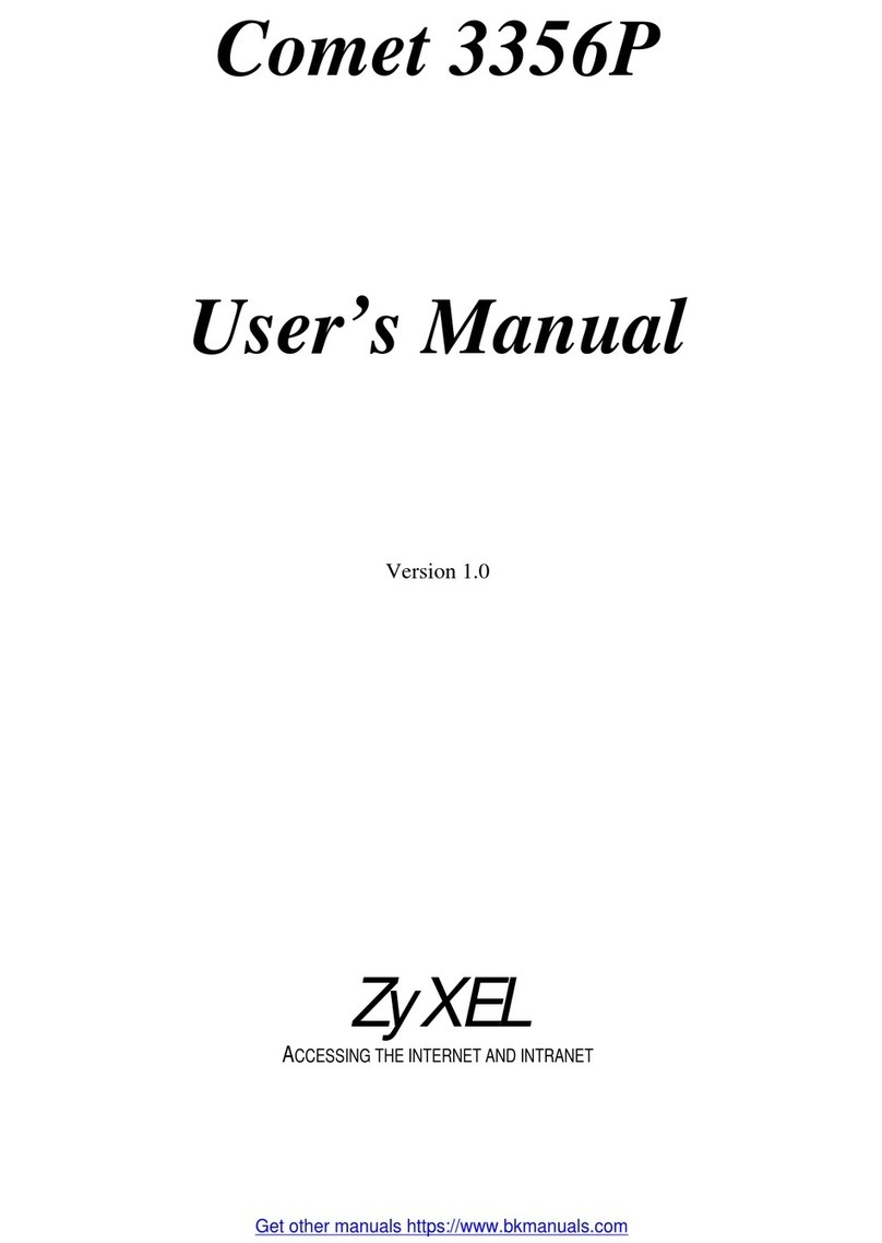 ZyXEL Communications Comet 3356P user manual