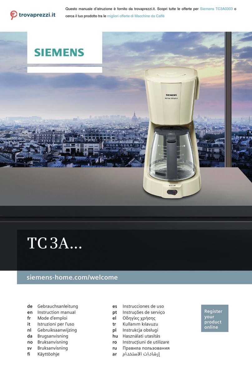 Siemens TC3A0303 User manual