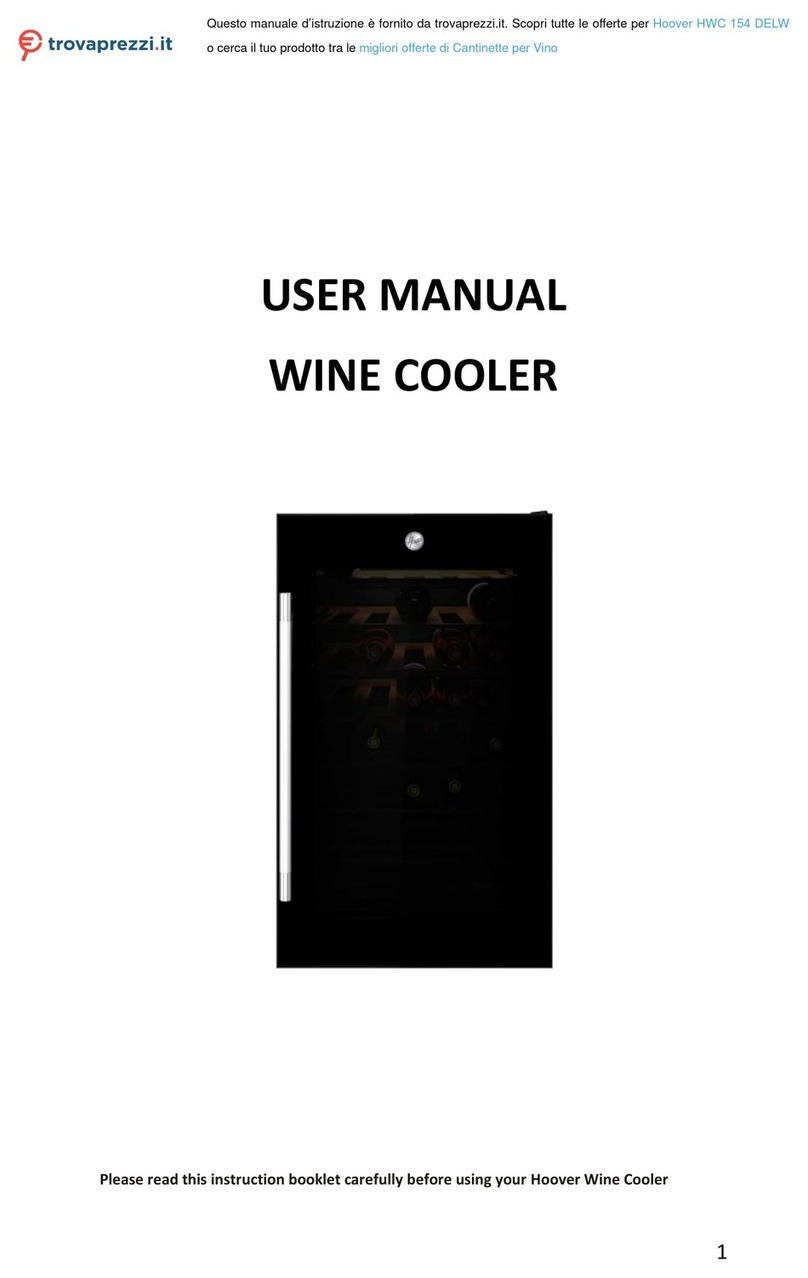Hoover HWC 154 DELW User manual