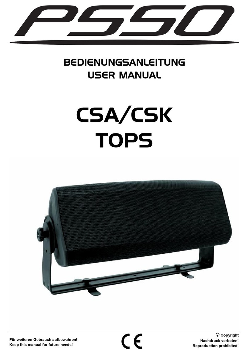 PSSO CSA Series user manual