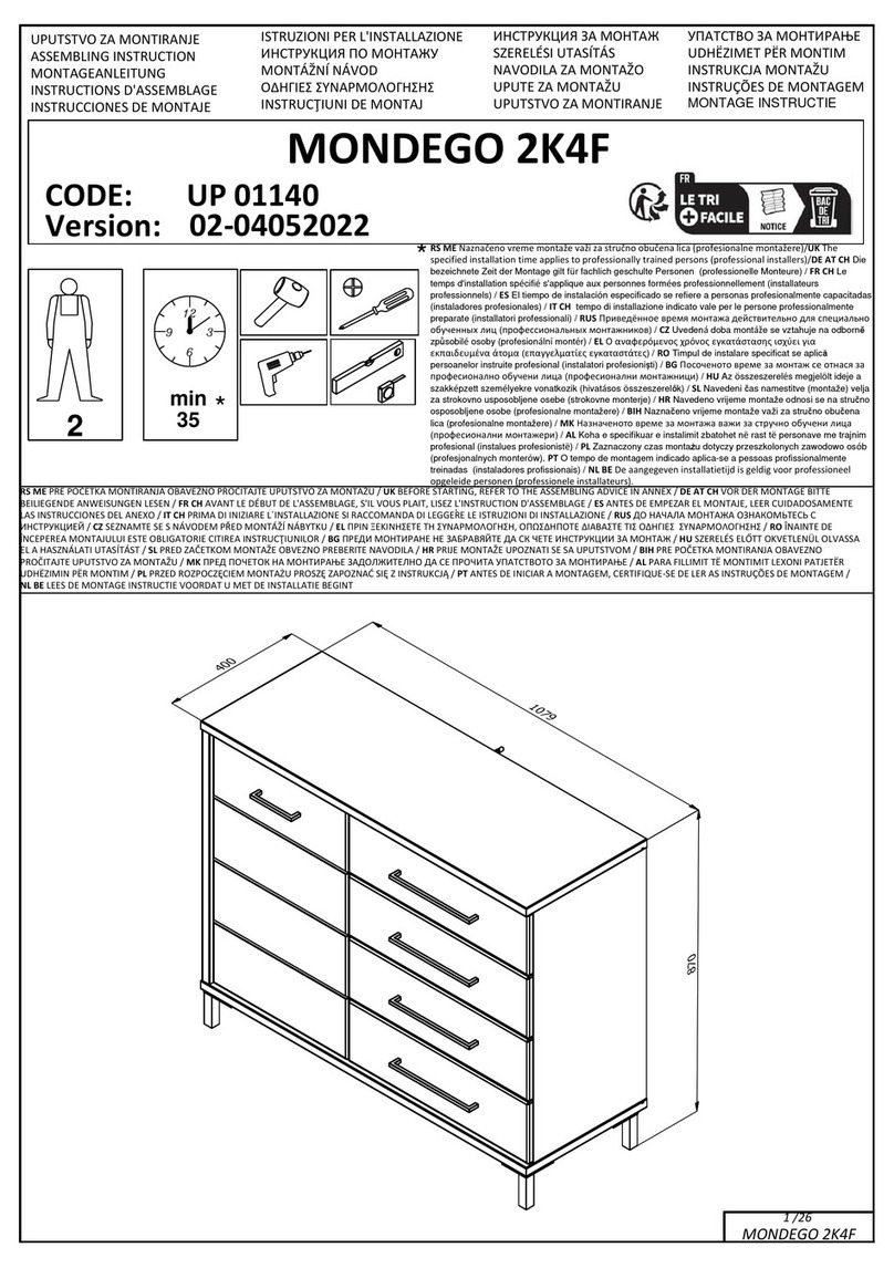 INOSIGN MONDEGO 2K4F Assembling Instruction