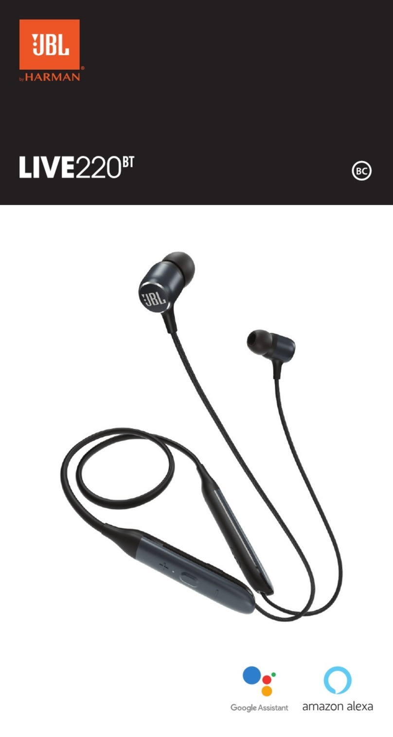 Harman JBL LIVE 220BT quick start guide