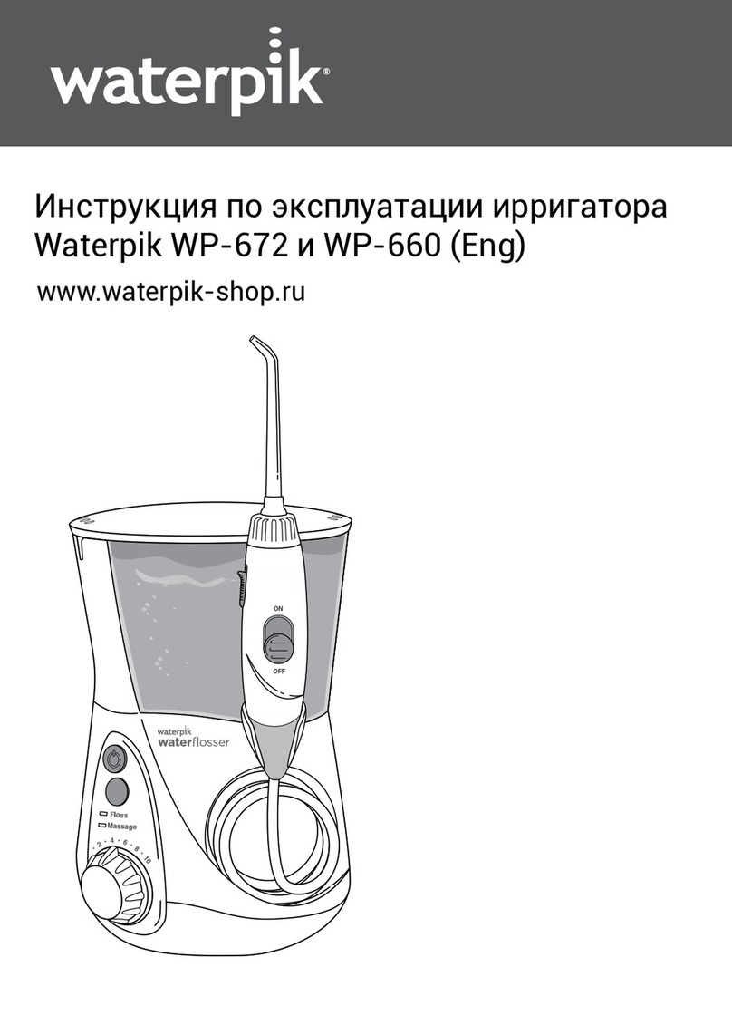 Waterpik WP-672 User manual Waterpik WP-672 User manual