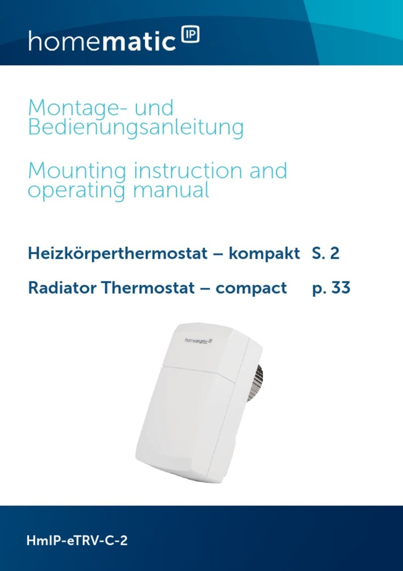 HomeMatic HmIP-eTRV-C-2 User manual