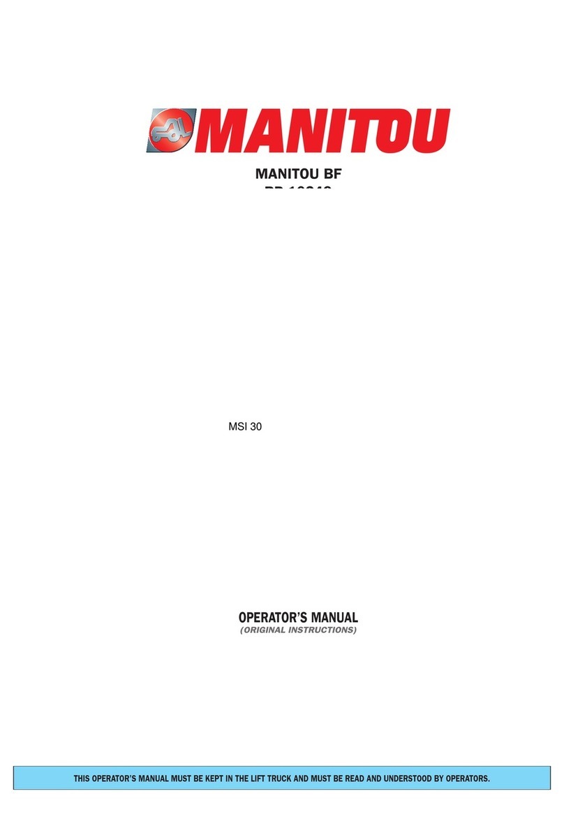 Manitou MSI 30 User manual
