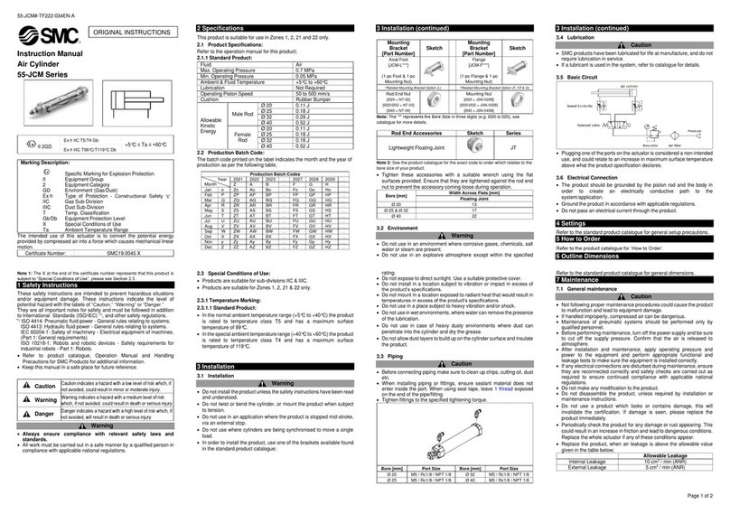 SMC Networks 55-JCM Series User manual