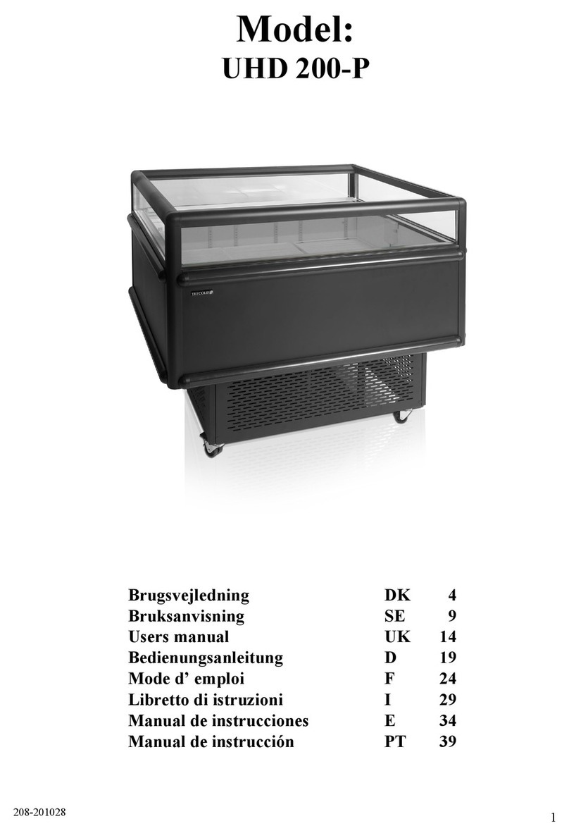 Tefcold UHD 200-P User manual