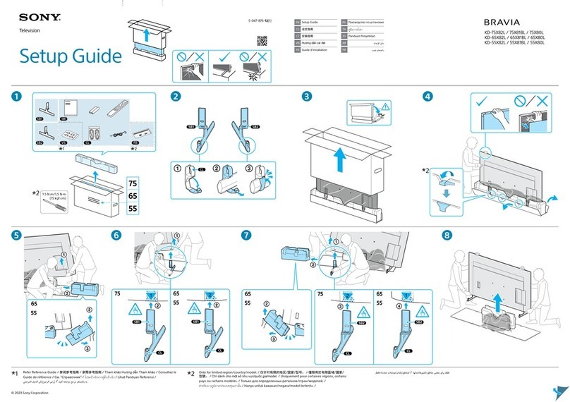 Sony BRAVIA KD-75X80L User manual