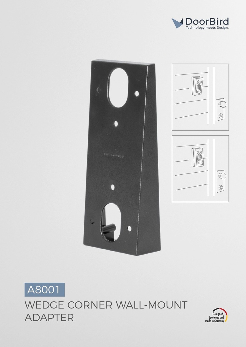 DoorBird A8001 quick start guide