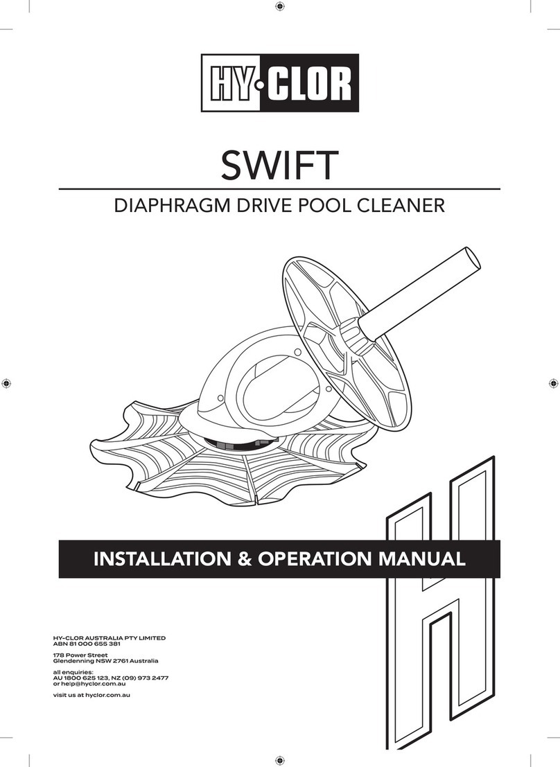 HY-CLOR SWIFT Installation & operation manual