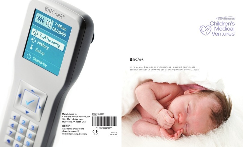 Respironics bilichek User manual