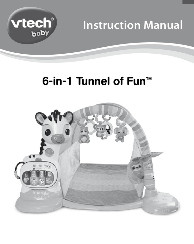 VTech Baby 6-in-1 Tunnel of Fun instruction manual