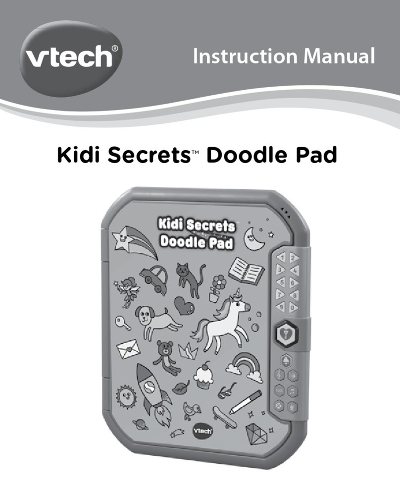 V-tech Kidi Secrets Doodle Pad User manual V-tech Kidi Secrets Doodle Pad User manual