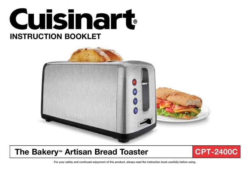 Cuisinart Bakery CPT-2400C Instruction booklet