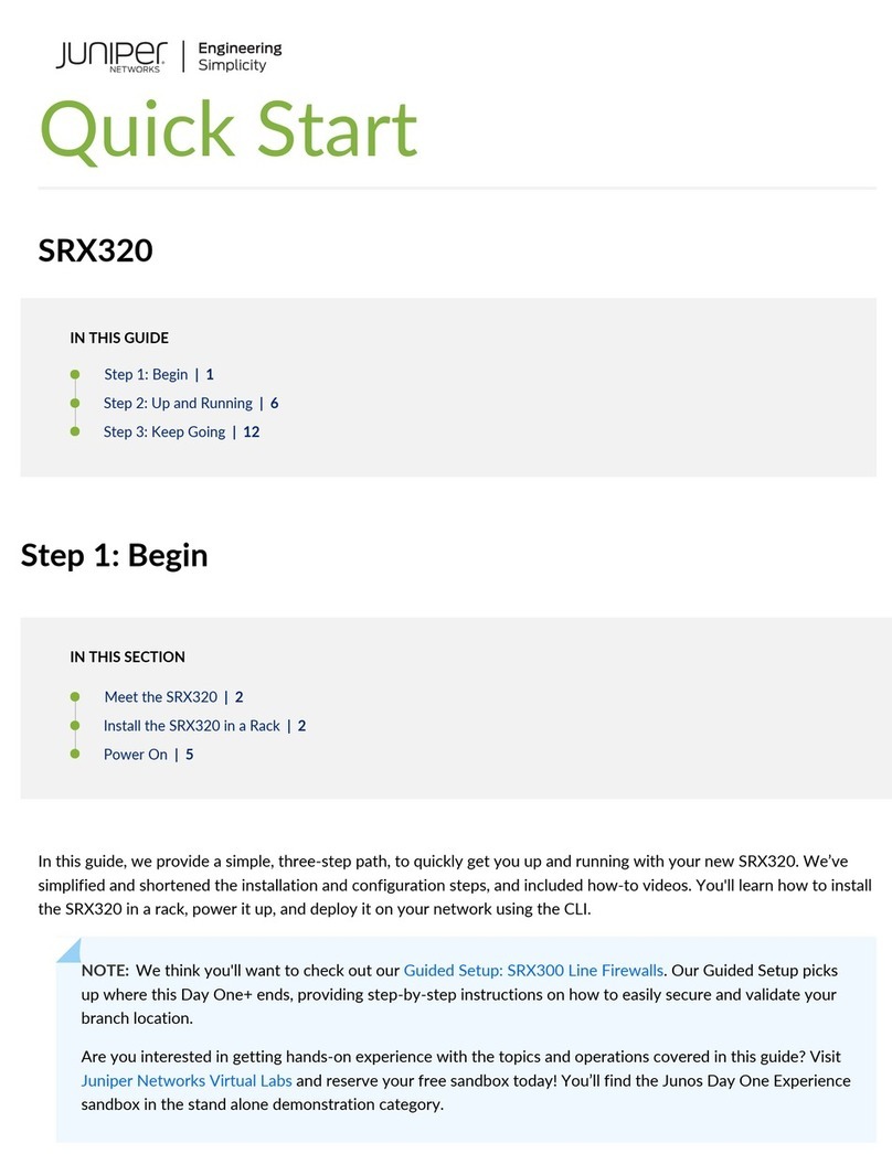 Juniper SRX320 quick start