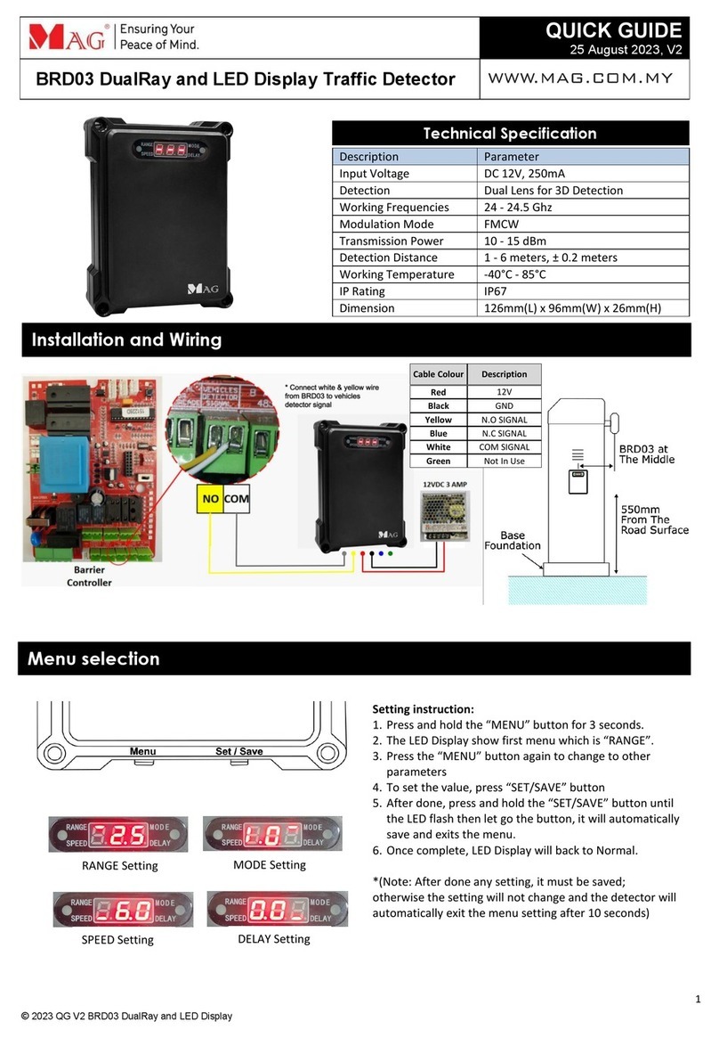 MAG BRD03 User manual