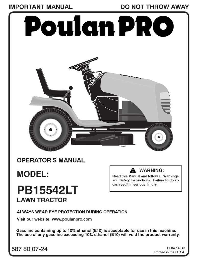 Poulan Pro PB15542LT Operator's manual