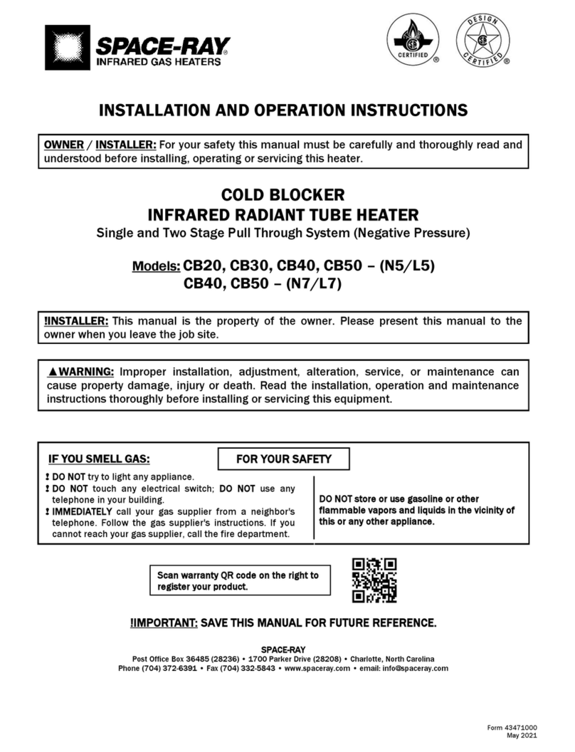 Space-Ray CB30-N5 Owner's manual