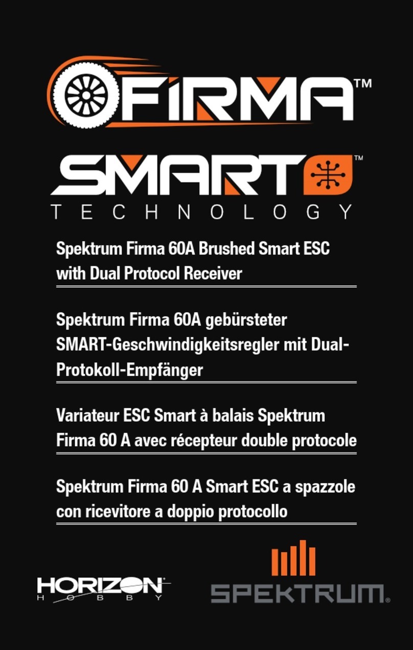 Horizon Hobby Spektrum Firma SPMXSER1060 User manual