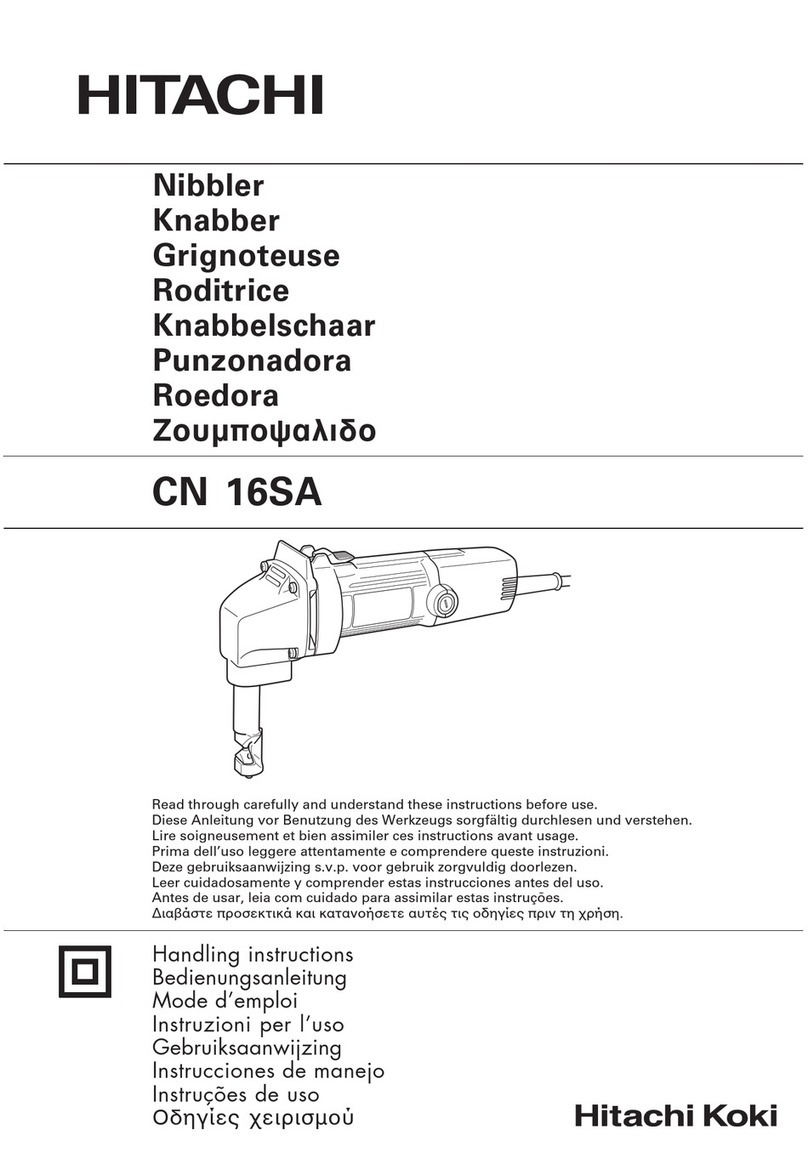 Hitachi CN 16SA Handling instructions
