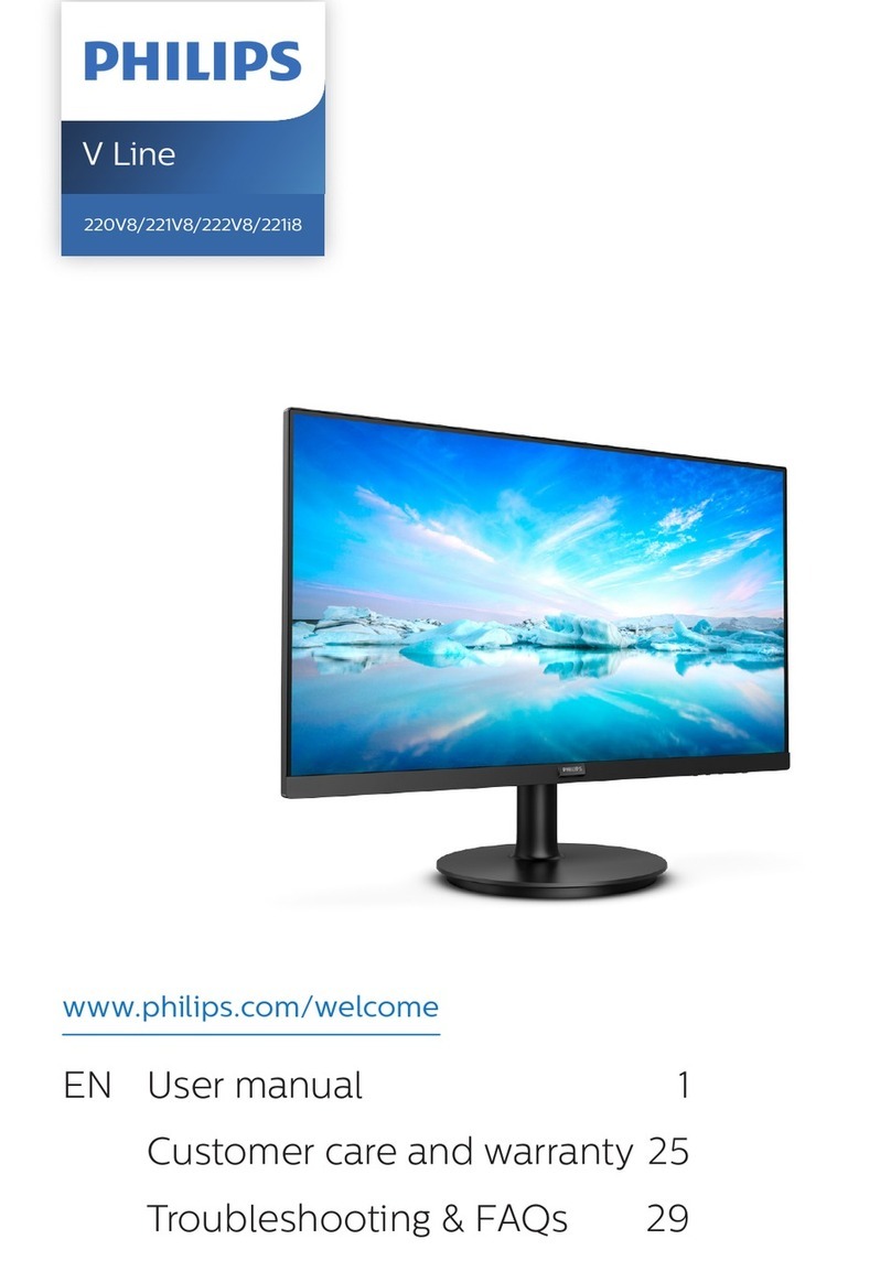Philips 221V8 User manual
