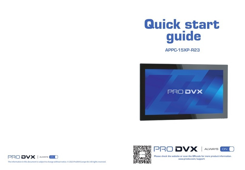 Pro DVX APPC-15XP-R23 User manual
