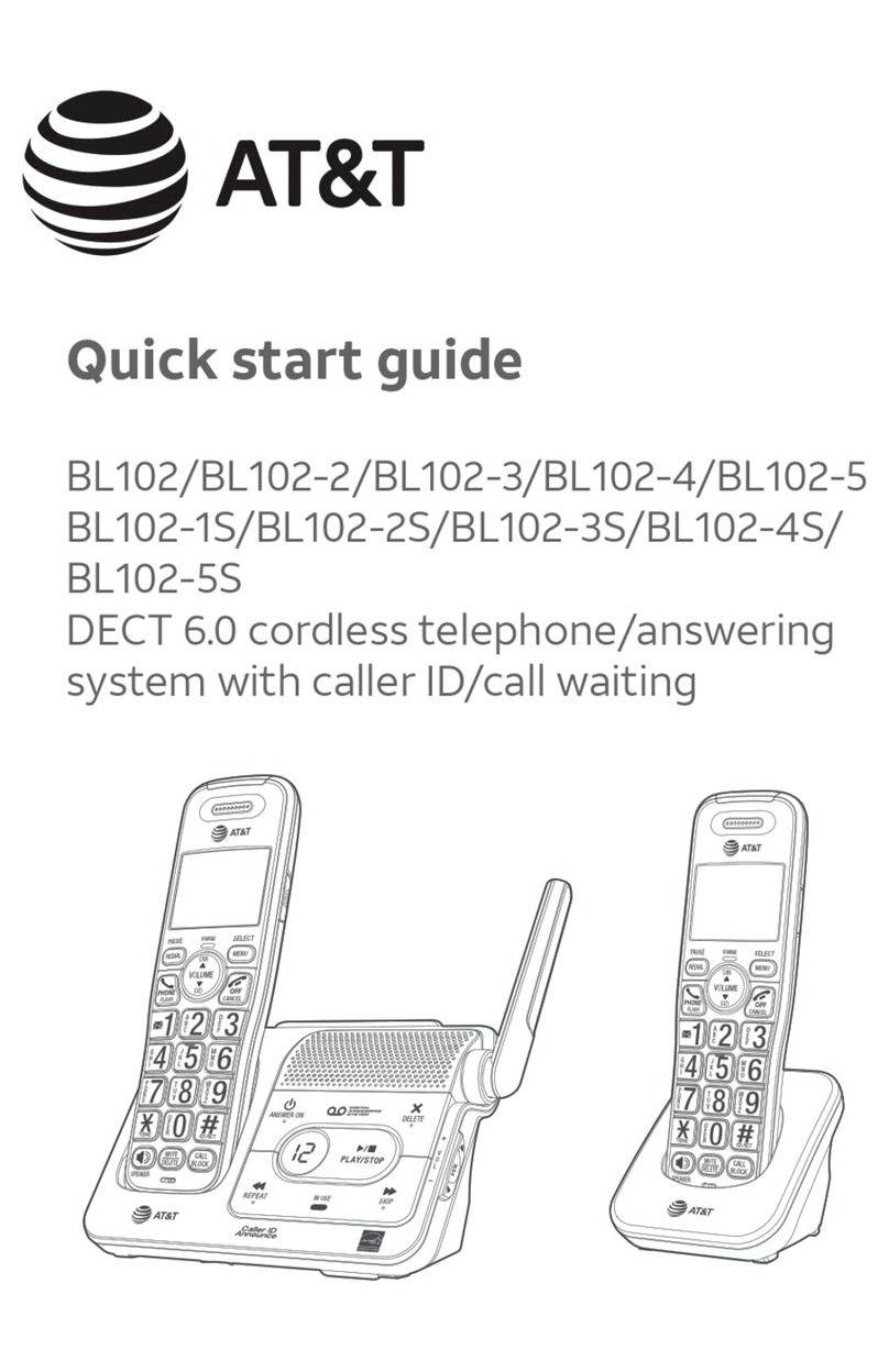 AT&T BL102-1S quick start guide