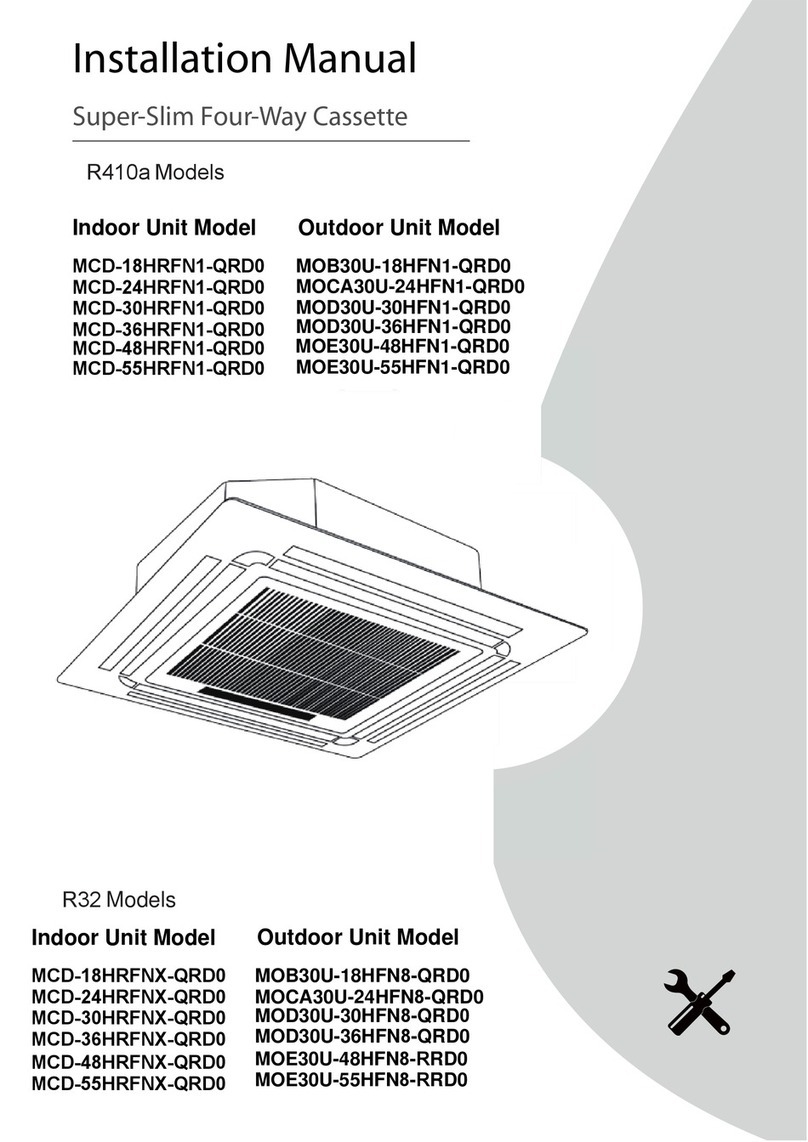 Midea MCD-18HRFN1-QRD0 User manual