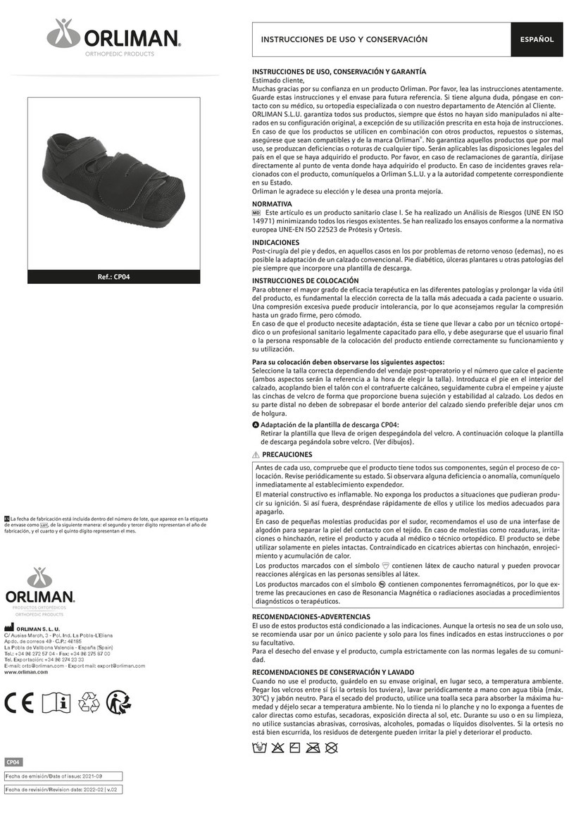 Orliman CP04 manual