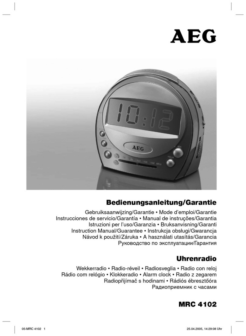AEG MRC 4102 Instruction Manual