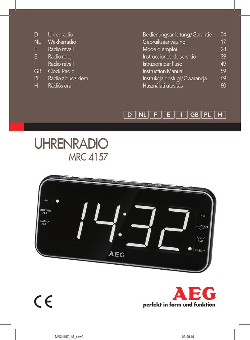 AEG MRC 4157 User manual