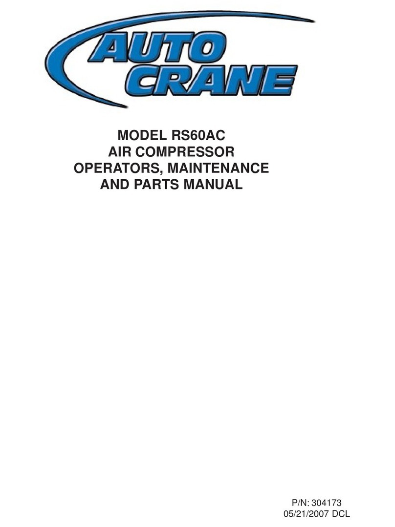 Auto Crane RS60AC Operator, maintenance and parts manual