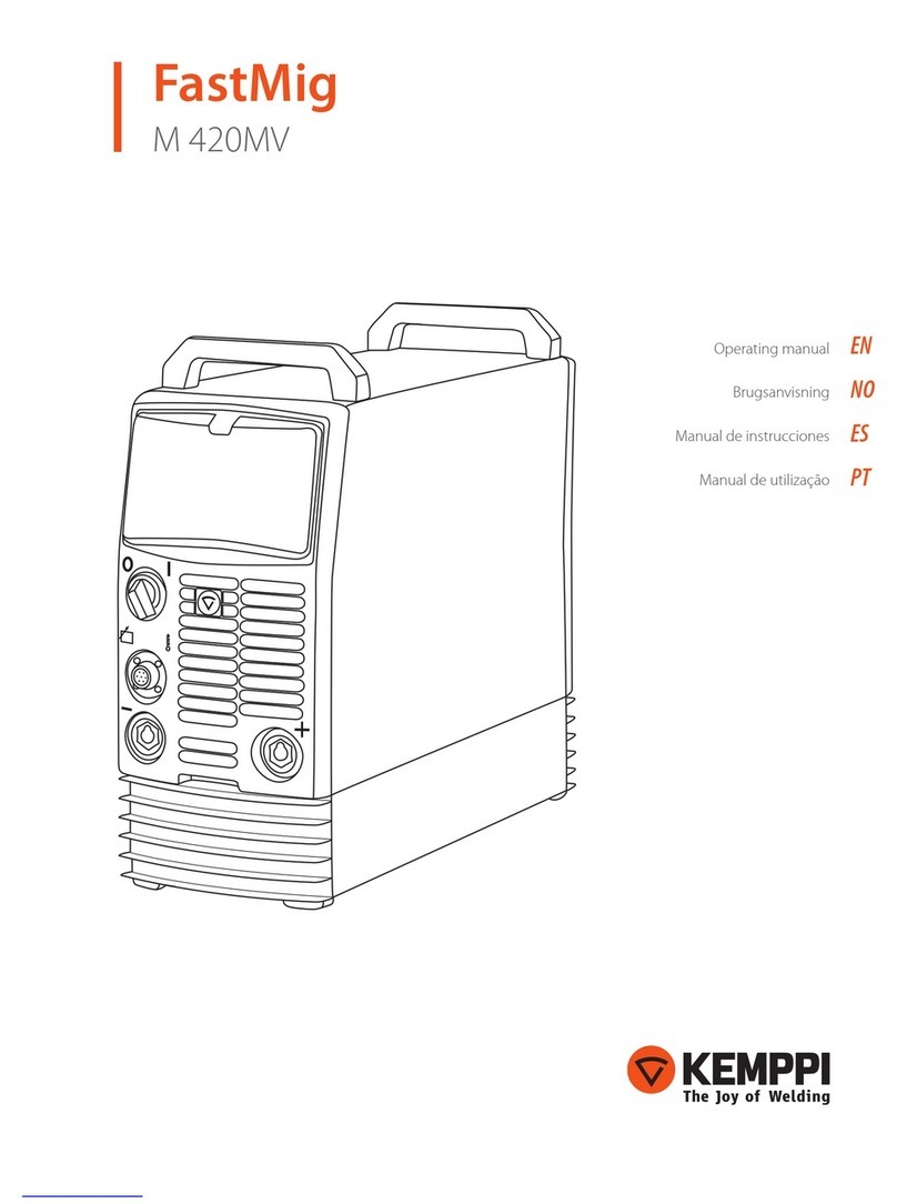 Kemppi FastMig 420MV operating manual Kemppi FastMig 420MV operating manual